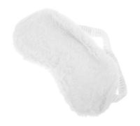 FOMIYES Cute Plush Rabbit Sleep Mask for Women and Girls White Cartoon Eye Cover Comfortable Blindfold for Travel and Naps