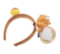 FOMIYES Cute Plush Squirrel Headband for Women, Animal Party Hair Hoop with Nut-eating Squirrel Design, Festival Photo Props and Party Favors Hair Accessory