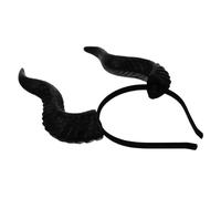 FOMIYES Detachable Devil Horns Headband Adjustable Resin Horn Headpiece for Halloween Party DIY Cosplay Hair Accessory Fit for Adults
