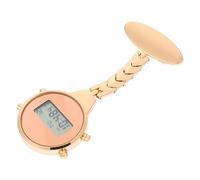 FOMIYES Digital Watch with Alloy Material and Safety Pin, Dust-Free and Comfortable Hanging Brooch for Nurses and Doctors, Chic Style Pocket Watch, for Healthcare Staff