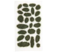 FOMIYES Diorama Grass Tuft Model for Small Gaming Scenery and Miniature Terrain Decoration in Green Synthetic Grass