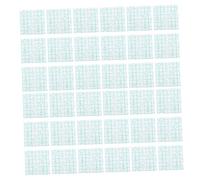 FOMIYES Disposable Makeup Plates 100Pcs 7X7Cm Self Adhesive for Professional Makeup Artists and Nail Art Random Color