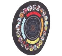 FOMIYES Divination Rubber Mat Tarot Altar Cloth Washable Decorative Tablecloth for Tarot Card Reading and Fortune Telling Games