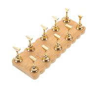 FOMIYES Diy Manicure Nail Holder Modern Floral Nail Art Display Stand Holder for Home Salon Use