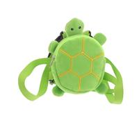 FOMIYES Dog Hiking Backpack with Adjustable Harness Strap, Turtle Shape Pet Carrier Bag, Outdoor Training and Travel Snack Holder in Green for Small Dogs