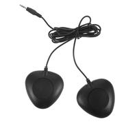 FOMIYES Double Kick Drum Pedal Electronic Drum Foot Pedal with 3.5Mm Jack Suitable for Studio Lessons and Home Practice