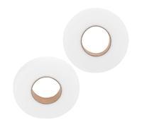 FOMIYES Double-sided Fusible Hemming Tape for Clothes and Curtains, 2cm White Nonwoven Fabric, 2 Rolls Sewing Adhesive Tape for No-sew Seam Binding and Garment Crafting