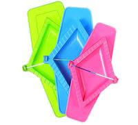 FOMIYES Dumpling Maker Mold Set 3Pcs Triangle Hand Pie Press Plastic Cutter for Pierogies Ravioli Wrapping Kitchen Tool for Home Cooking