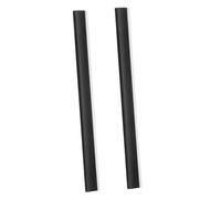 FOMIYES Dustpan Edge Strip Replacement 29cm Plastic Lip Replacement Set 2 Pieces Black Sturdy Dustpan Edge Protector for Household Cleaning Accessories