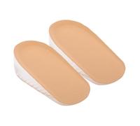 FOMIYES Elastic Silicone Height Increasing Insoles for Men and Women Soft Gel Heel Lift Inserts with Design for Height Boost Invisible Comfortable Shoe Inserts to Prevent Foot Fatigue