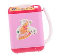 FOMIYES Electric Makeup Brush Cleaner Machine Automatic Cosmetic Sponge Washer for Deep Cleaning Powder Puff and Makeup Tools Compact Pink Brush Washer Without Battery
