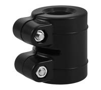 FOMIYES Electronic Drum Rack Clamp Bracket for 22-38Mm Tubes Noise-Reducing Mounting Hardware for Electronic Drum Kits Practice Sessions Black