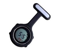 FOMIYES Electronic Silicone Nurse Watch Digital Display and Clip for Hospital Use Lightweight Design for Nurses on The Go Night Light Function for Easy Visibility in Low Light Conditions