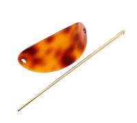 FOMIYES Elegant French Style Hair Clip for Women Geometric Amber Acetate Hairpin Chic Hair Styling Accessory for Luster and Fine Polishing Special Occasions