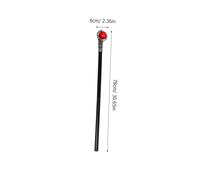 FOMIYES Elegant Red Claw Ball Cane Costume Accessory for Adults Lightweight Plastic Wizard King Staff Prop for Halloween Parties Roleplay and Dress-up Events