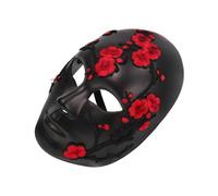 FOMIYES Embroidered Floral Full Face Mask Lightweight Breathable Traditional Chinese Masquerade for Women Halloween Prank Cosplay Festival Party Accessory