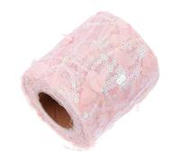 FOMIYES Embroidered Sequin Thin Gauze Ribbon 8cm X 9m DIY Headdress Accessories for Birthday Hair Bows and Sewing Trim Home Decor Craft Ribbon