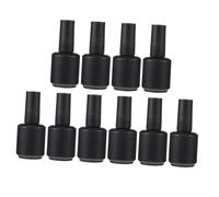 FOMIYES Empty Nail Polish Bottles Glass 10pcs Leak-proof Travel Size Nail Gel Bottles Brush for Salon Home Beauty Shop