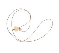 FOMIYES Ethnic Style Long Necklace for Women with Carved Bodhi Garlic Pendant Vintage Boho Neck Jewelry for Casual Wear Layering Styling Unique Minimalist Design for Daily and Social