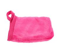 FOMIYES Exfoliating Gloves Exfoliator Mitts Microfiber Makeup Remover Face Scrubber Facial Cleansing Gloves Face Cleaning Cloth Pink Reusable Deep Exfoliation for Dead Skin Removal