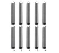 FOMIYES Extension Springs with Hook Ends for Mouse Cage, 10pcs Steel Wire Spring, 7mm OD x 0.8mm Wire, Wide Compatibility for Cage Repair