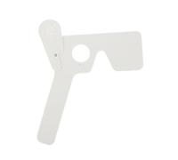 FOMIYES Eye Occluder Patch for Vision Test Eyesight Exam Tool Plastic Medical Eye Patch Ergonomic Handle for Ages Optometry Essential