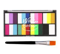 FOMIYES Face and Body Paint Kit with Assorted Colour Pigment Powder, Water Solution, Easy to Use for Advertising Present and Diy, Non-toxic Body Paint for Adults and Face Painting