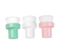 FOMIYES Face Brush Set 3pcs Facial Cleansing Brushes Deep Cleaning Soft Bristles for Pore and Blackhead Removal Multicolor