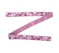 FOMIYES Fitness Resistance Band Yoga Stretch Strap with Digital Markings, Elastic Tensile Bodybuilding Equipment for Pilates and Gymnastics, Portable Camouflage Pink Training Aid for