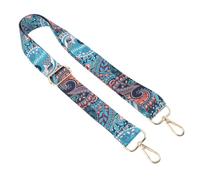 FOMIYES Floral Printed Banjo Strap Adjustable Vintage Pattern Shoulder Strap for Musical Instrument Accessories and Banjo Players