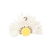 FOMIYES Flower Claw Hair Clip Sunflower Design Non-slip Alloy Hair Claw Clamp for Women for Parties Travel Daily Use