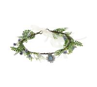 FOMIYES Flower Crown Headband Boho Floral Wreath for Women Girls Wedding Festivals Photo Props Leaf Crown Floral Hair Accessories