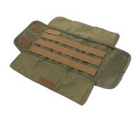 FOMIYES Fly Tying Tool Pouch Roll-Up Fishing Carrying Bag with Multi Pockets Anti-Wear Cloth Storage for Outdoor Tackle Organiser for Avid Fishermen