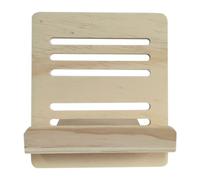 FOMIYES Foldable Desktop Music Stand Wooden Sheet Music Holder Compact Design for Home Study and Portable Use