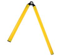 FOMIYES Folding Football Agility Pole Soccer Training Pole with Bright Yellow Color and Easy to Carry Design, Football Supplies for Speed and Strength Training on Sunny and Rainy Days,