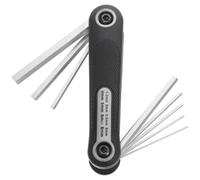 FOMIYES Folding Hex Key Set 8pcs Portable L-Shaped Wrenches with Flat Head Compact Bike Repair Tool Torx Small Wrench Kit for Home and Mechanical Maintenance