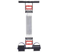 FOMIYES Foot Spring Pedal and Handle Pull Rope Exerciser with Spring Steel and Plastic Construction, Portable Muscles Strengthen Equipment for Leg Training and Physical Rally Exercises