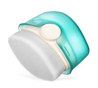 FOMIYES Foundation Brush Sun Block Applicator 1 Pcs 6.2 X 4.5 CM Lightweight ABS Synthetic Fiber with Cover for Travel Face Makeup Blending