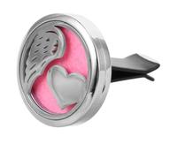 FOMIYES Freshener Cotton Steel Diffuser Oil, Clip Stainless with Pads for Odour Elimination and Long-lasting Freshness Car Air Vent Outlet
