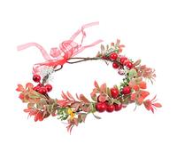 FOMIYES Garland Hair Hoop Christmas Wreath Headband Berry Wreath Headdress for Girls
