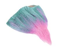 FOMIYES Genius Flame Shape Wig for Festivals Blue Purple Pink Troll Carnival Headdress for Halloween Cosplay Parties Comfortable Material