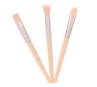 FOMIYES Girl Makeup Brush Set 3Pcs Stylish Soft Artificial Fiber Blush Brush and Blending Makeup Tool for Concealer and Beginner on The Go