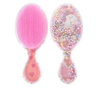 FOMIYES Girls Hair Comb 2pcs Unicorns Flamingo Detangler Brush Soft Massage Hair Brush for Toddlers