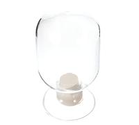 FOMIYES Glass Match Cloche Jar Fireplace Match Cloche Bottle Matchstick Holder Match Jar Striker Display Bottle for Candles Decorative Matches