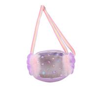 FOMIYES Glitter Crossbody Bag with Ribbon and Enchanting Wing Candy Design Lightweight Small Shoulder Bag for Everyday Travel and School Use