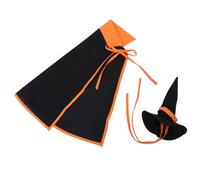 FOMIYES Goose Witch Costume Easy Installation Halloween Polyester Porch with Detachable Cape and Hat Lawn Decoration for Garden, Patio, Shop, and Fall Festival Parties