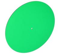FOMIYES Green Acrylic Turntable Mat Vinyl Slipmat Anti-static Platter Pad for Record Player Vibration Dampening Noise Reduction Suitable for Vinyl Records and Dj Equipment