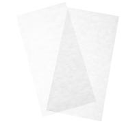 FOMIYES Guitar Headstock Overlay Sheets 2pcs White Imitation Pearl Inlay Material for Electric and Acoustic Guitar Decoration and Repair