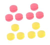 FOMIYES Hair Curler Sponge Rollers 2pcs Mushroom Style Soft Hair Styling Tools for Women Home Diy Curling Red and Yellow Sponge Balls