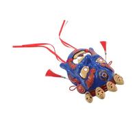 FOMIYES Hand-painted Tibetan Opera Mask for Festival and Party Use Traditional Nepali Ethnic Tribal Design Comfortable Fit Authentic Chinese Cultural Role Play and Performance Accessory